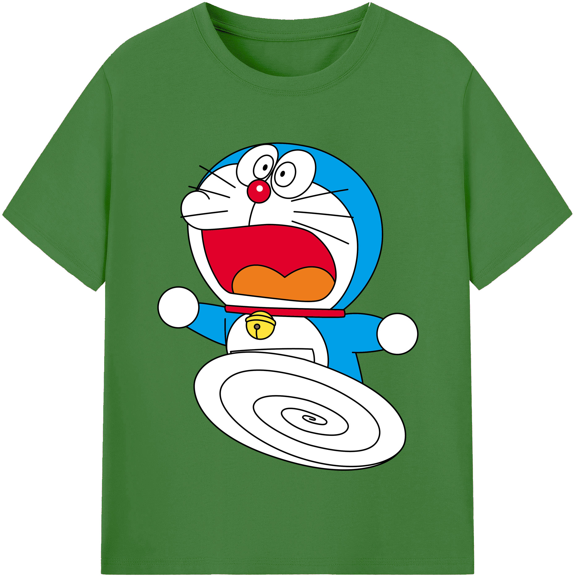 （画像用） ドラえもん Doraemon レディースカジュアルプリントTシャツ（綿100％）